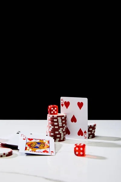 Poker hand rankings chart showing all combinations from Royal Flush to High Card